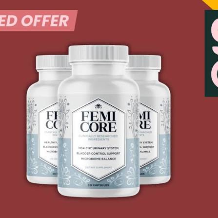 FemiCore Supplement Bottles 3 Month Pack